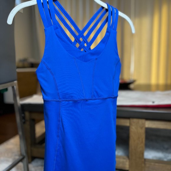 Lululemon - Blue sports blouse size: 6 - Picture 1 of 2